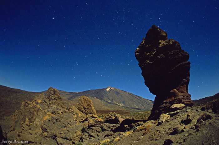 Moonlight at the Pico del Teide