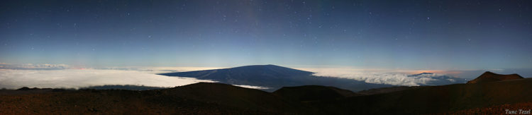 Top of Hawaii Night Panorama