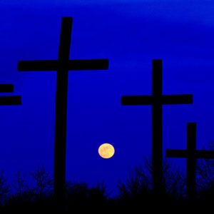 Crosses and Full Moon