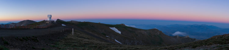 Earth Shadow and Belt of Venus From Helmos Mountain