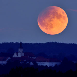 Bavaria Eclipsed Moon