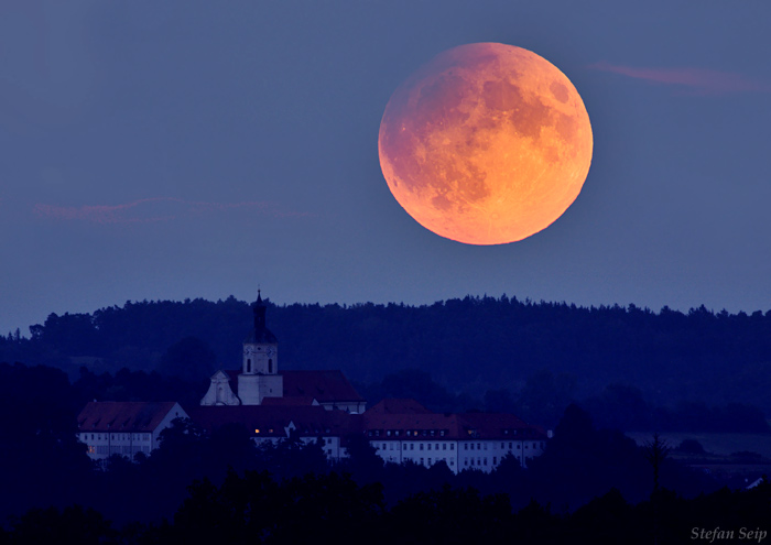 Bavaria Eclipsed Moon