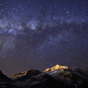 Milky Way Above Mt Huayna Potosí