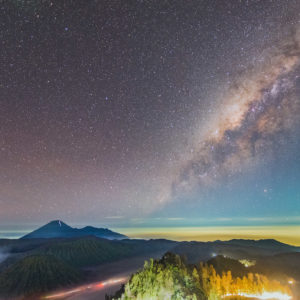 Mount Bromo Milky Way