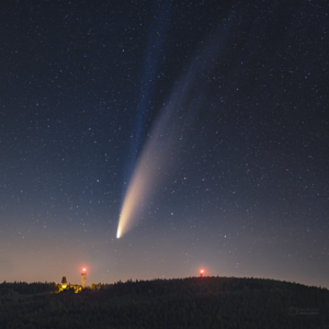 NEOWISE Above Mount Suchý Vrch