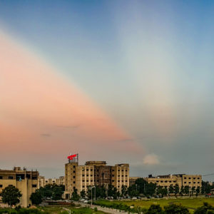 Anticrepuscular Rays