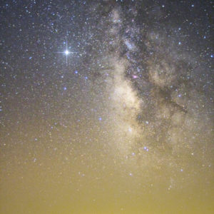 Milky Way and Sahara Dust