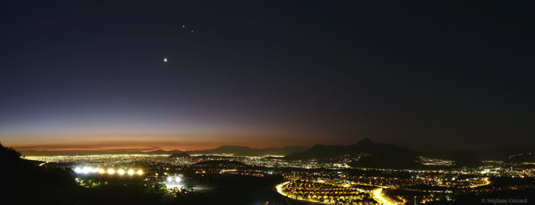 Moon, Planets, and Santiago