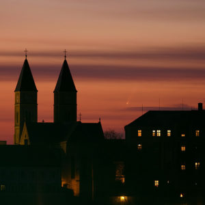 Comet and Cathedral