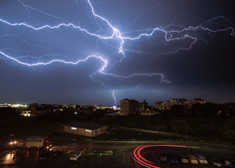 Storm Over Modica