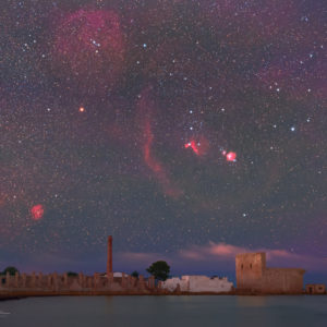 Orion Rises Above an Old Tuna Factory