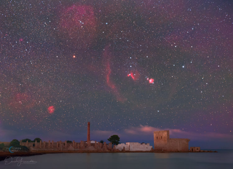 Orion Rises Above an Old Tuna Factory