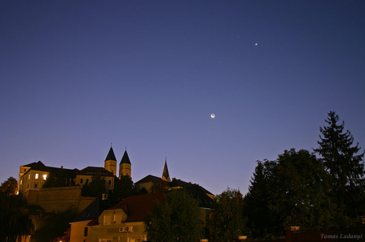 Moon and Planets in Hungary