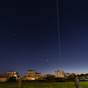 Admiring the ISS