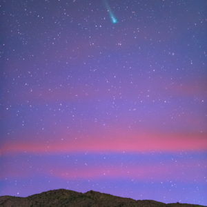 Comet Leonard at Dawn