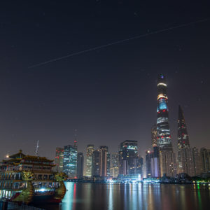 China Space Station Over Shanghai