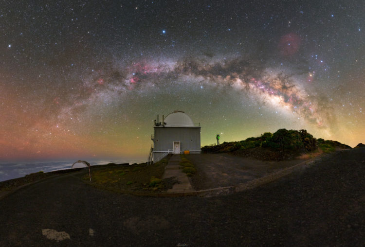Milky Way Arc Above La Palma