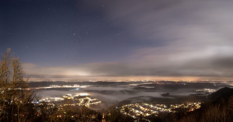 Ground Fog Rising in North Saarland