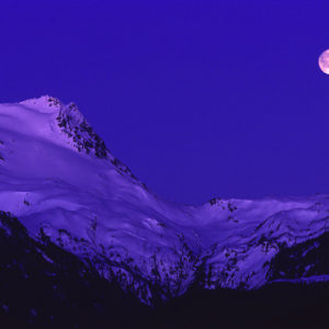 Moon Over the Sacred Mountain
