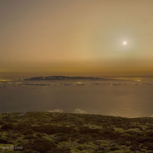 Moonrise Over Gran Canaria Island