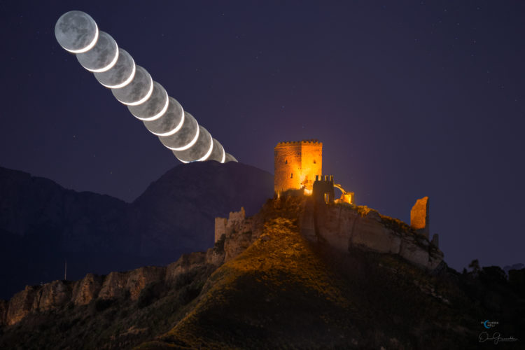 Earthshine Moon Sequence