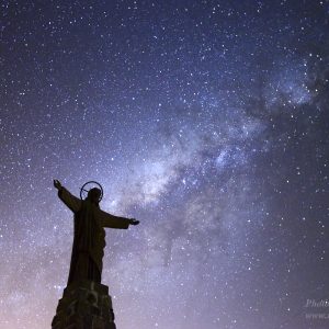 Milky Way Above the Christ Statue