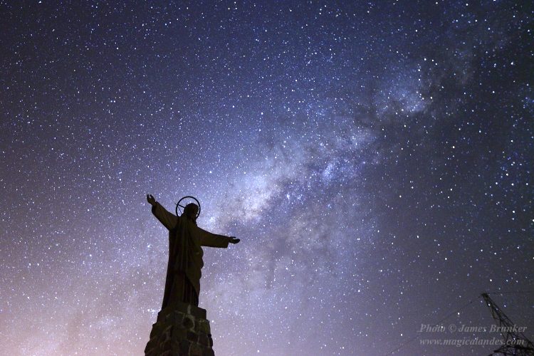 Milky Way Above the Christ Statue