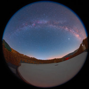 Milky Way Arc Above Andromeda Theater