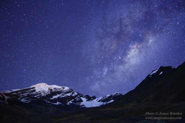 Mt Serkhe Khollu and Rising Milky Way