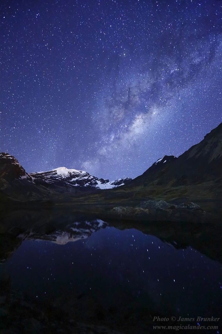 Mountain, Lake, and Milky Way