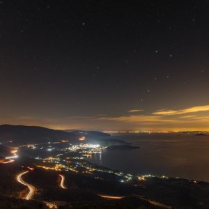 Ursa Major and Polaris Above Epidaurus