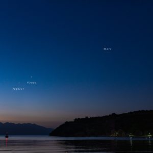 Moon and Planets Alignment