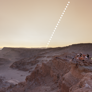 Solar Eclipse Over the Moon Valley