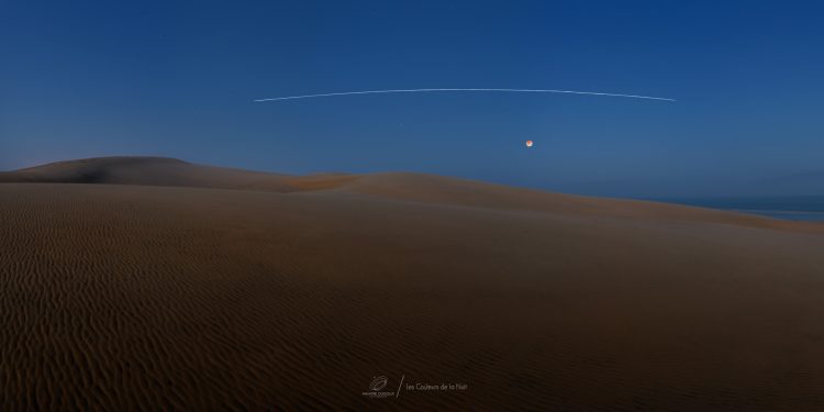 Lunar Eclipse and ISS