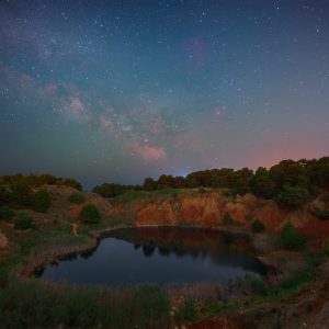 Milky Way in the Heart of the Bauxite Quarry