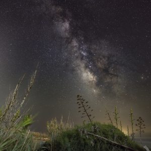 The Milky Way Above a Mediterranean Landscape