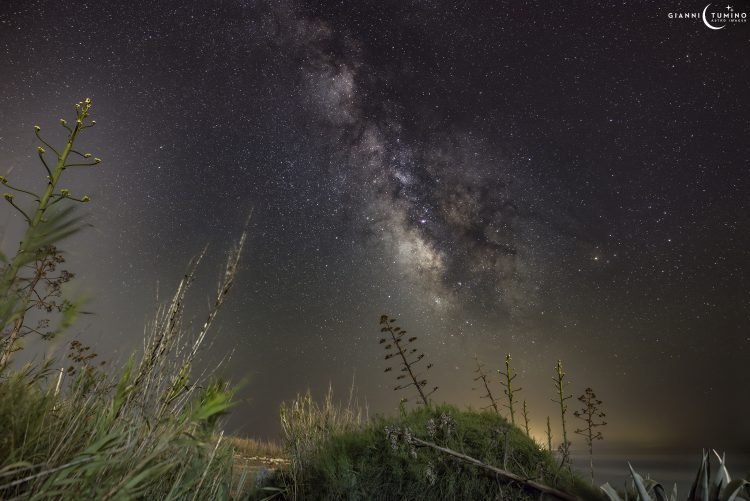 The Milky Way Above a Mediterranean Landscape