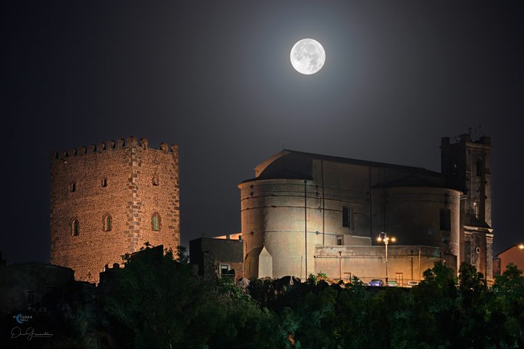 Buck Super Moon Over the Norma Castle