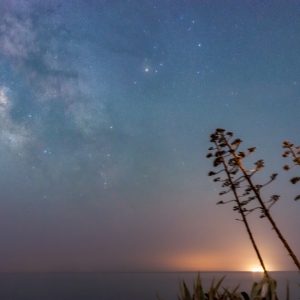 Summer Milky Way Over the Mediterranean Sea