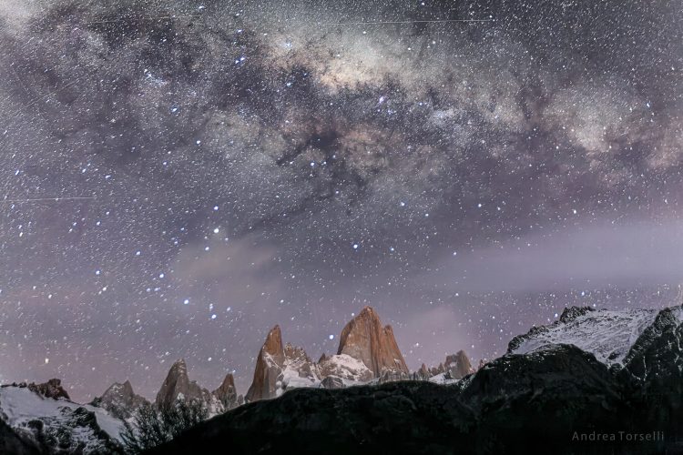 Fitz Roy Covered With Stars