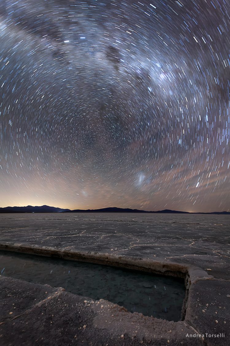 Saltflats Witness of the Universe