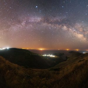 Milky Way Panorama at Mani Peninsula