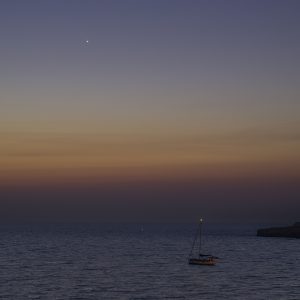 Moon and Venus