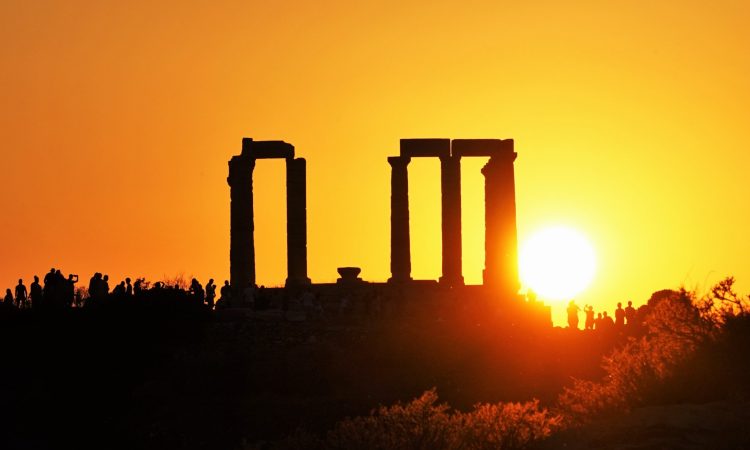 Sunset at the Temple of Poseidon