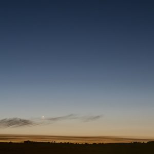 The Moon, Venus and M44