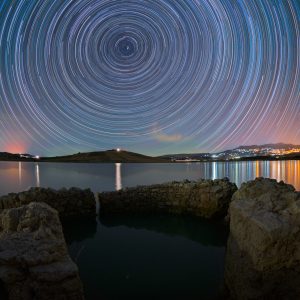 Star Trails Above the Mazzallakkar Castle