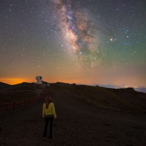 Milky Way Above the Aristarchos Telescope