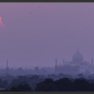 The Indian Taj Solar Eclipse