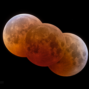Lunar Eclipse Over Kitt Peak Observatory