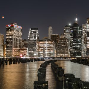 Blood Moon Over NYC